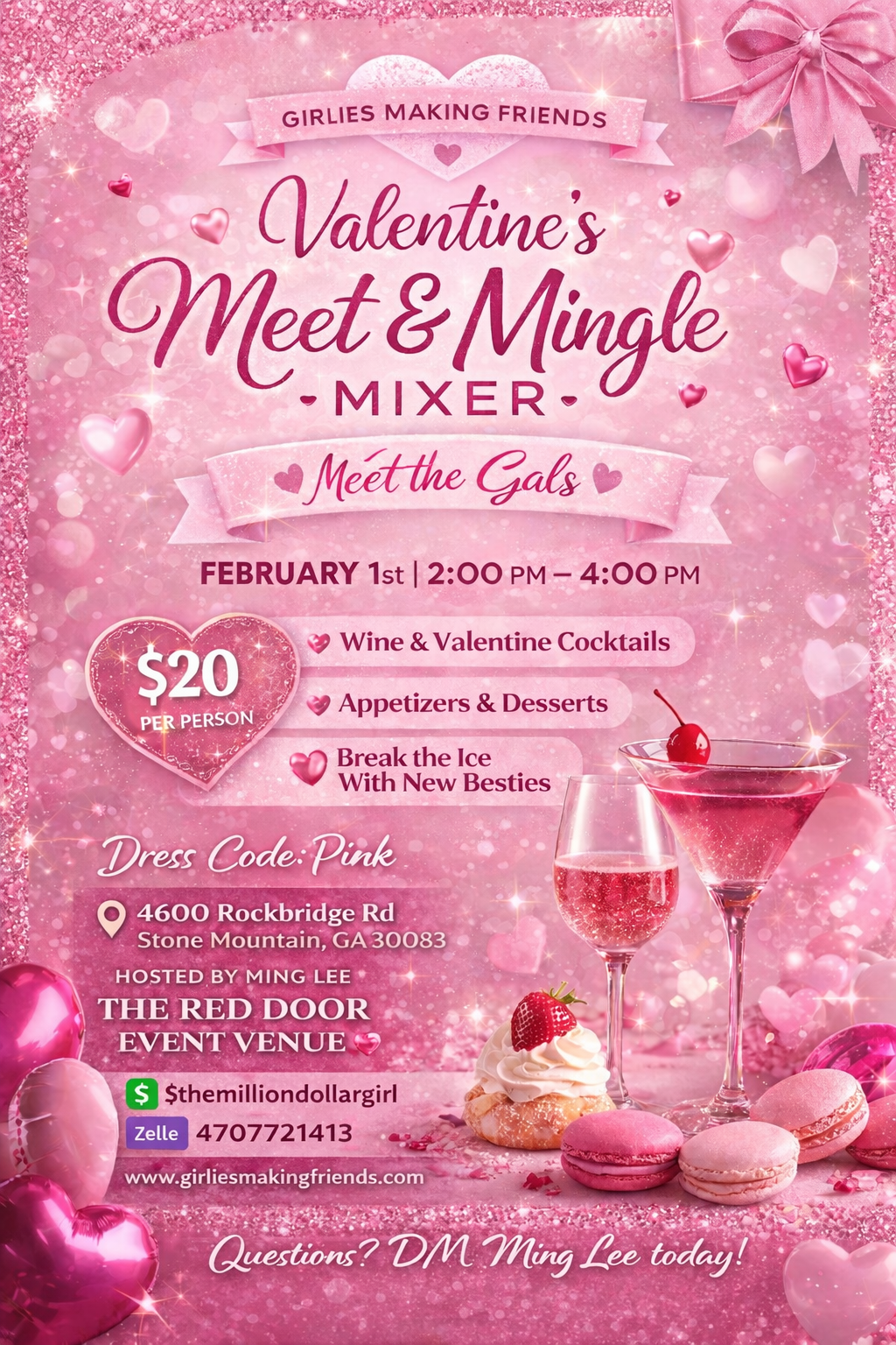 Girlies Making Friends Meet and Mingle Mixer