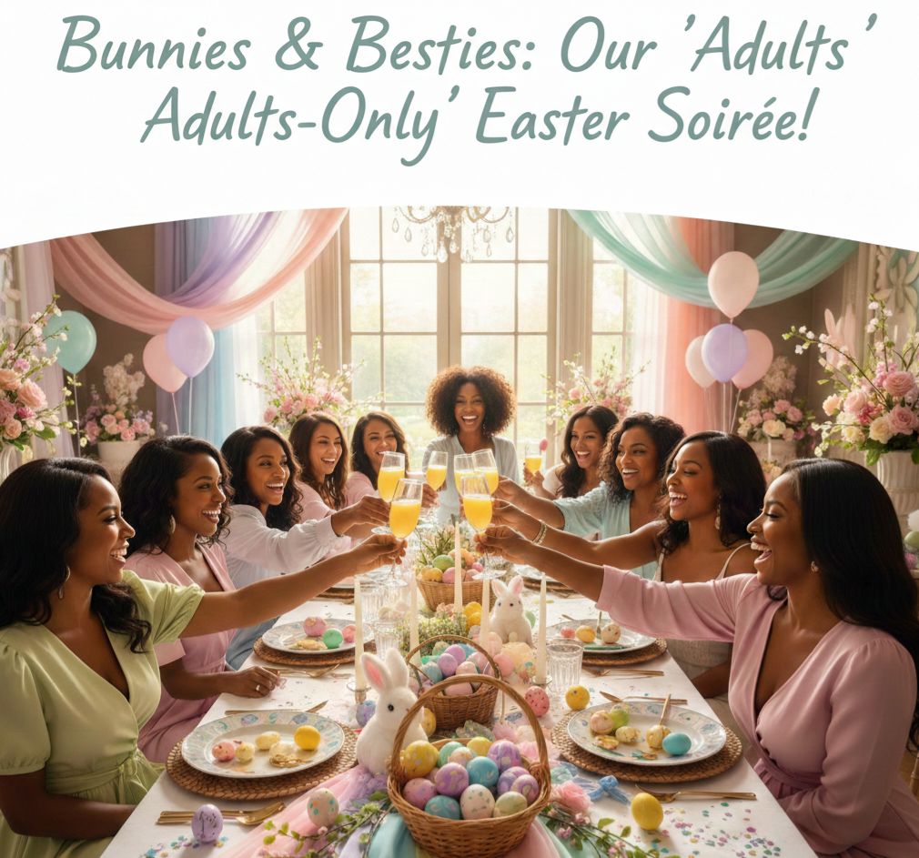 🐰BUNNIES & BESTIES: ADULT EASTER EGG PARTY ✨🐰